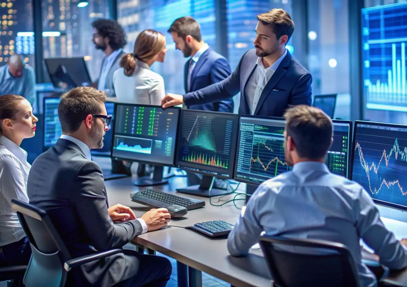 Csapatmunka illusztráció